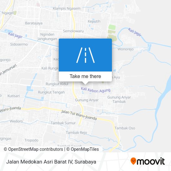 Jalan Medokan Asri Barat IV map