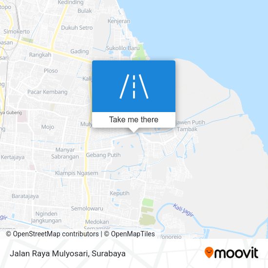 Jalan Raya Mulyosari map