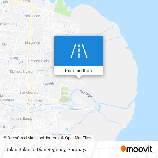 Jalan Sukolilo Dian Regency map