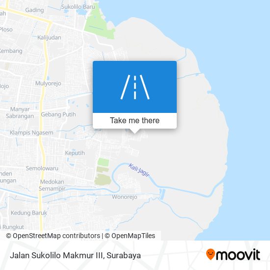 Jalan Sukolilo Makmur III map