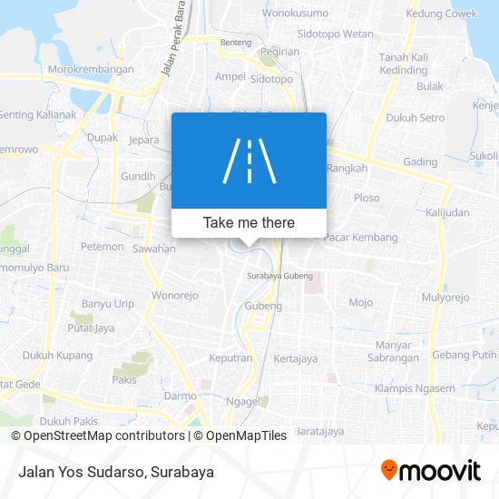 Jalan Yos Sudarso map