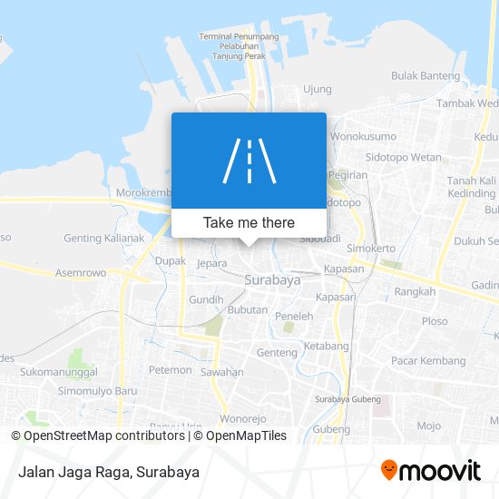 Jalan Jaga Raga map