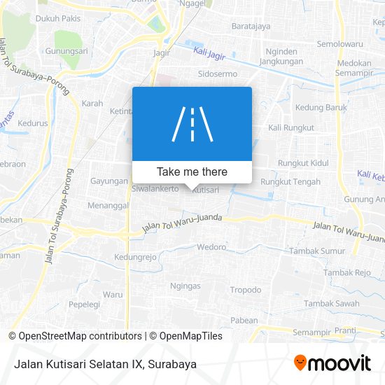 Jalan Kutisari Selatan IX map