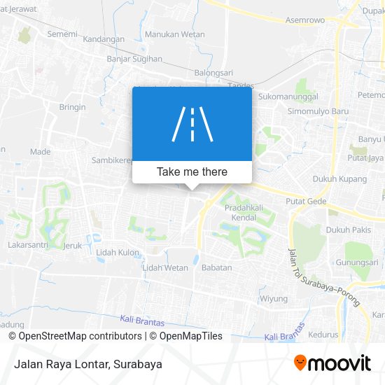 Jalan Raya Lontar map