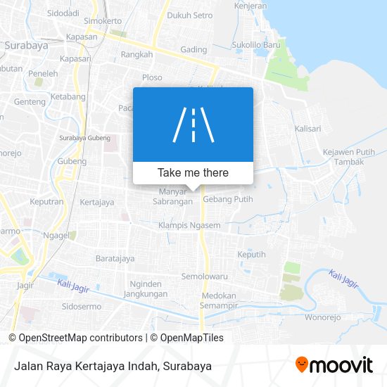 Jalan Raya Kertajaya Indah map