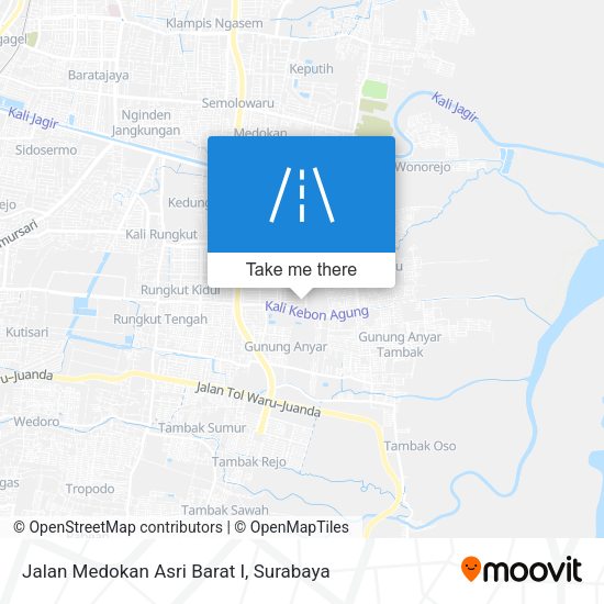 Jalan Medokan Asri Barat I map