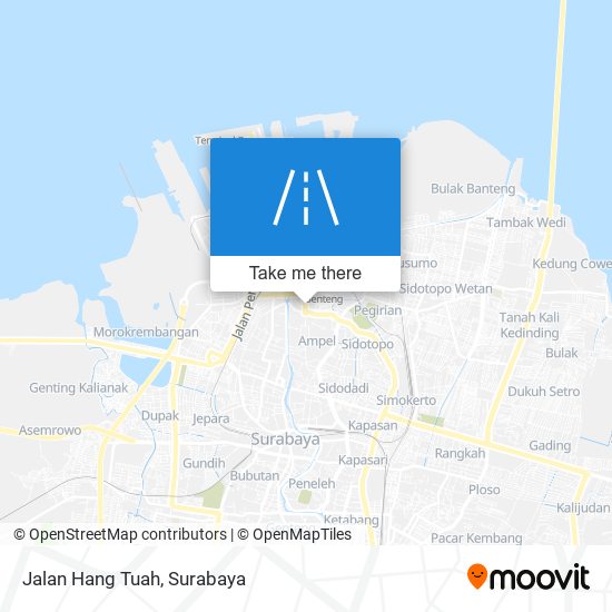 Jalan Hang Tuah map