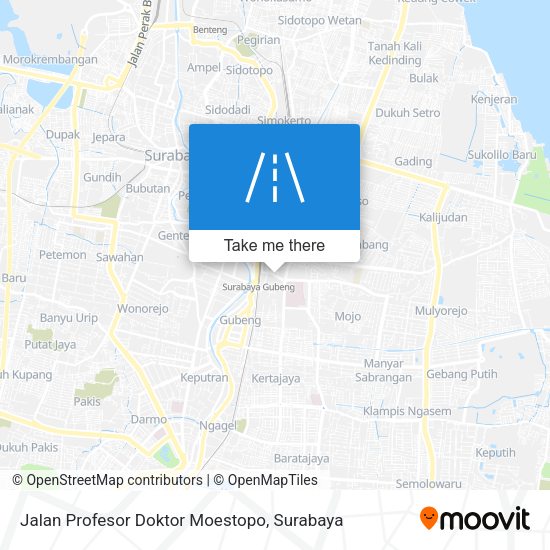 Jalan Profesor Doktor Moestopo map