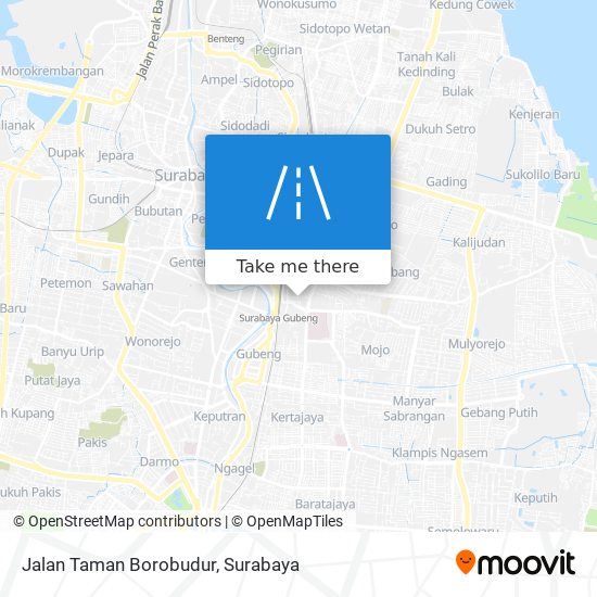 Jalan Taman Borobudur map