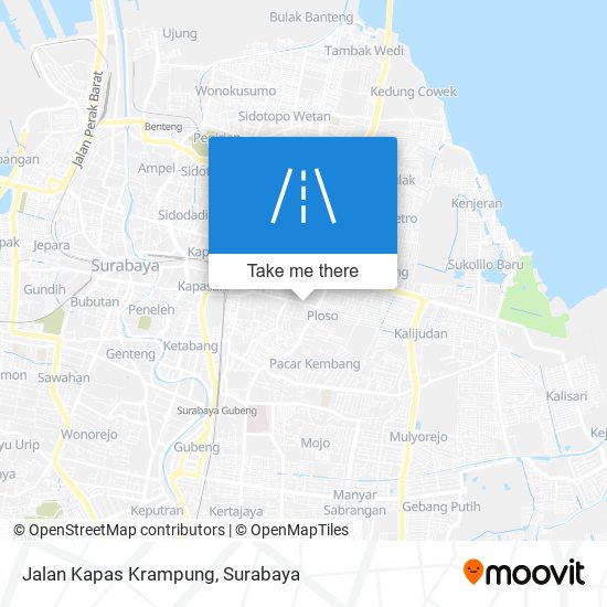 Jalan Kapas Krampung map