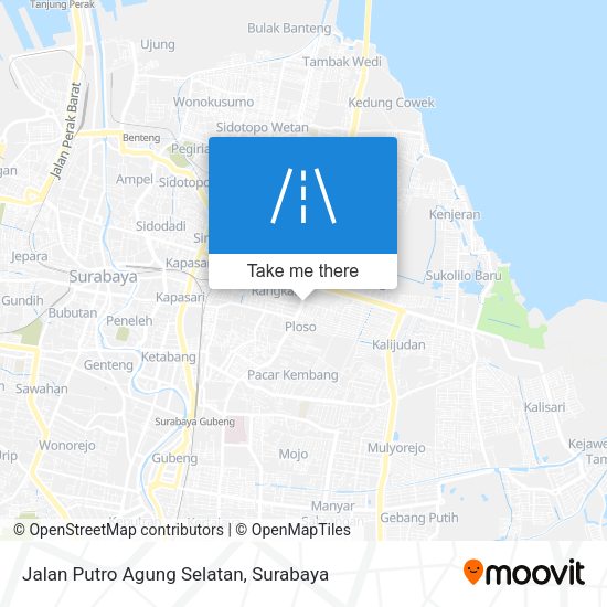 Jalan Putro Agung Selatan map