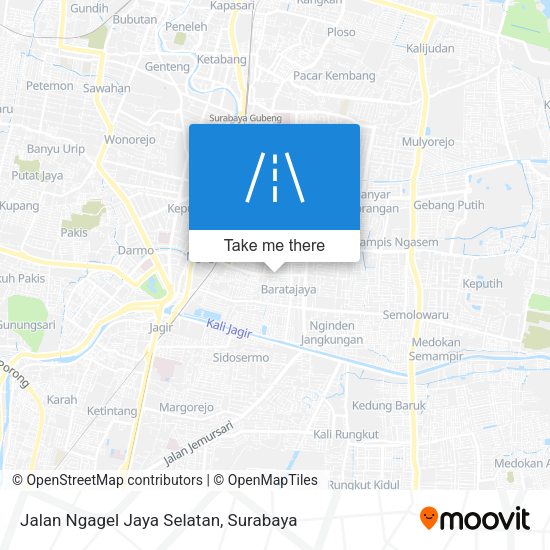 Jalan Ngagel Jaya Selatan map