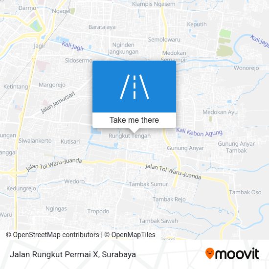 Jalan Rungkut Permai X map