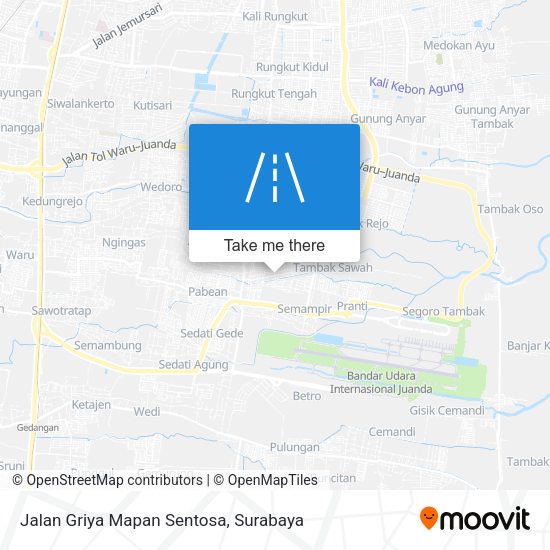 Jalan Griya Mapan Sentosa map