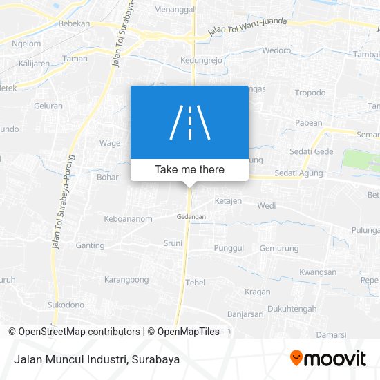 Jalan Muncul Industri map