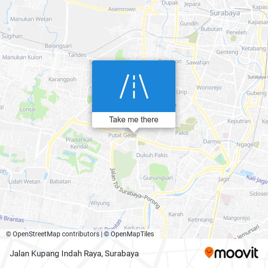 Jalan Kupang Indah Raya map