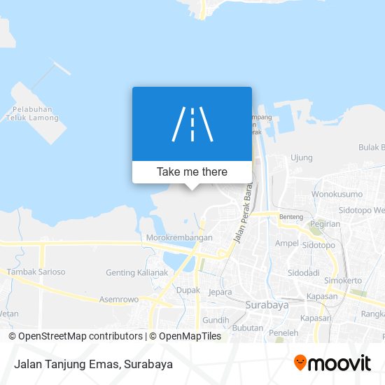 Jalan Tanjung Emas map
