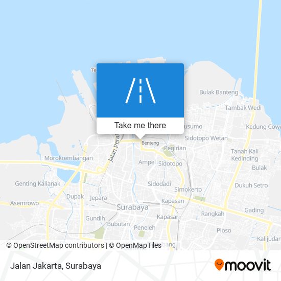 Jalan Jakarta map