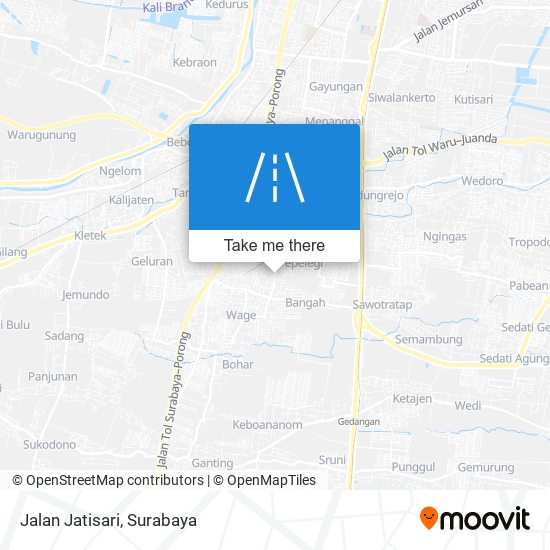 Jalan Jatisari map