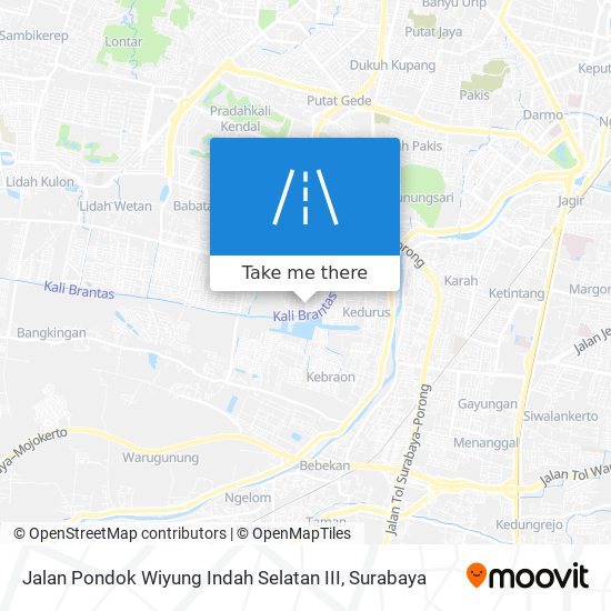 Jalan Pondok Wiyung Indah Selatan III map