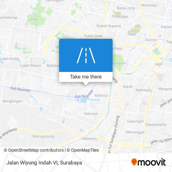 Jalan Wiyung Indah VI map