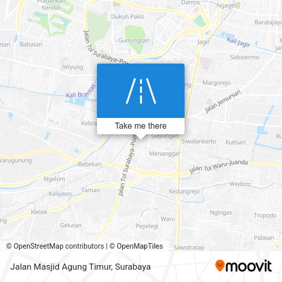 Jalan Masjid Agung Timur map