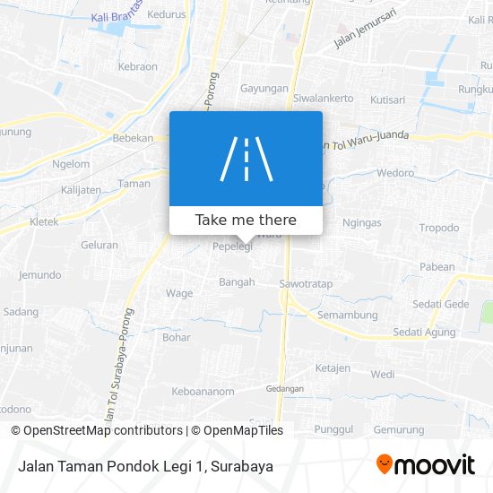 Jalan Taman Pondok Legi 1 map