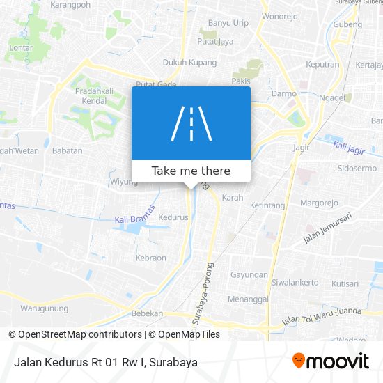 Jalan Kedurus Rt 01 Rw I map