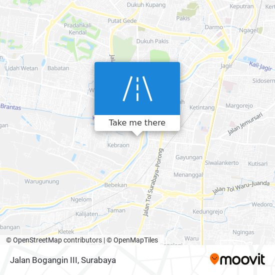 Jalan Bogangin III map