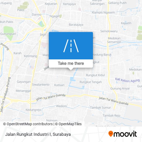 Jalan Rungkut Industri I map