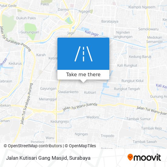 Jalan Kutisari Gang Masjid map