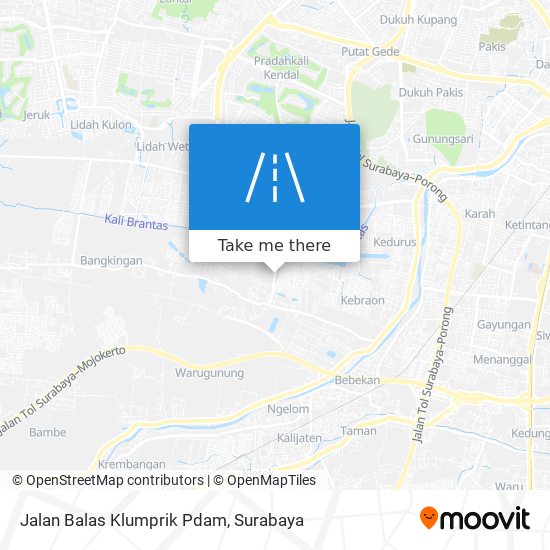 Jalan Balas Klumprik Pdam map