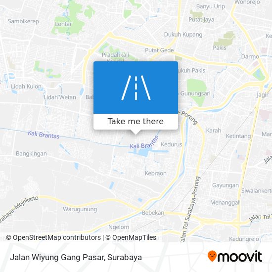 Jalan Wiyung Gang Pasar map