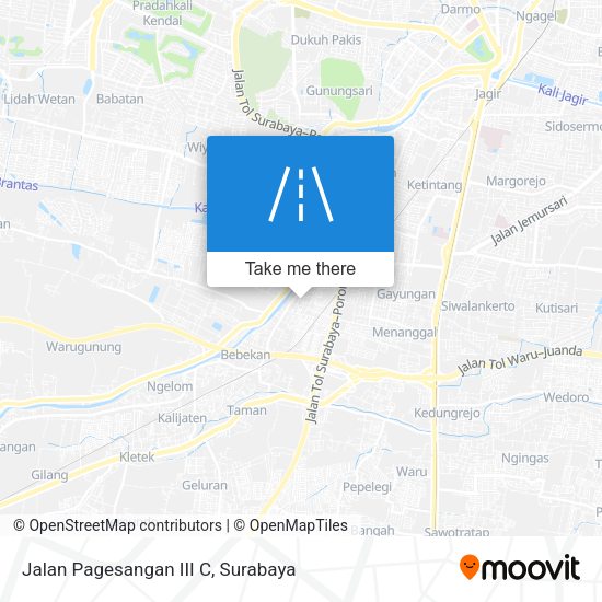 Jalan Pagesangan III C map