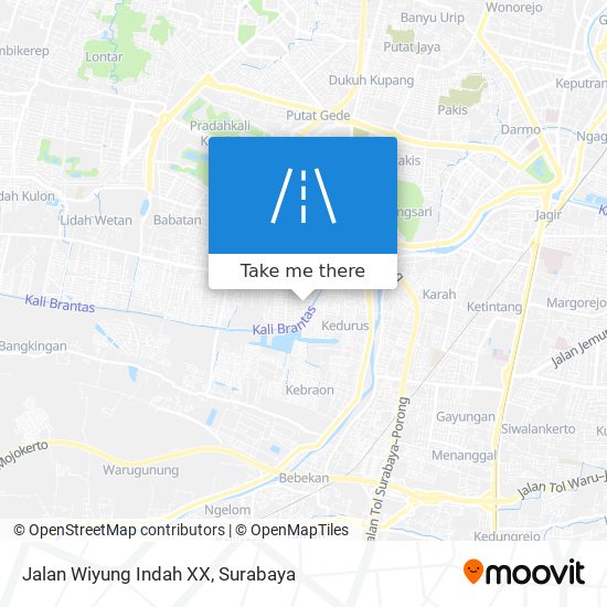 Jalan Wiyung Indah XX map