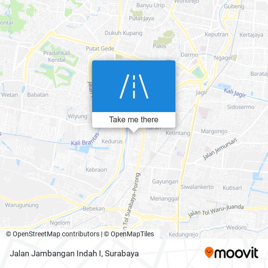 Jalan Jambangan Indah I map