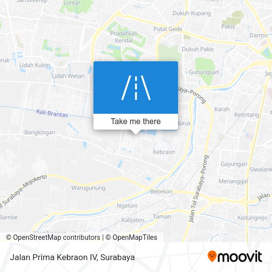 Jalan Prima Kebraon IV map