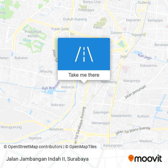 Jalan Jambangan Indah II map