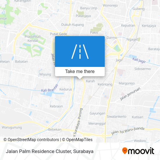Jalan Palm Residence Cluster map