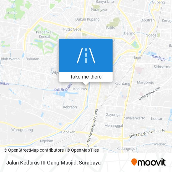 Jalan Kedurus III Gang Masjid map