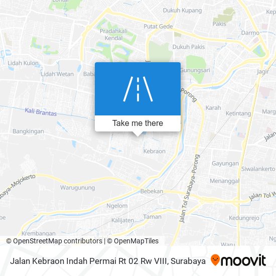 Jalan Kebraon Indah Permai Rt 02 Rw VIII map