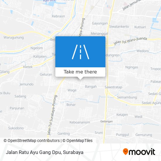 Jalan Ratu Ayu Gang Dpu map