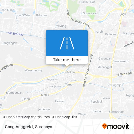 Gang Anggrek I map