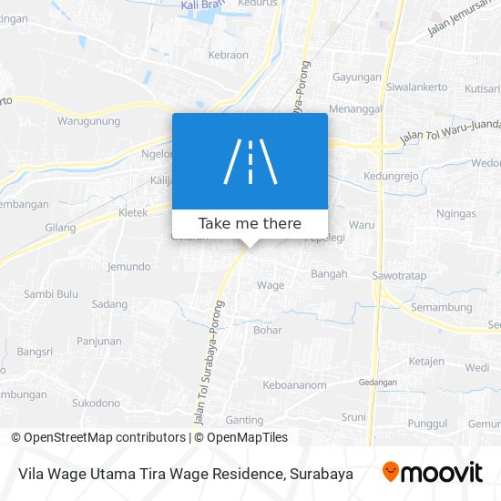 Vila Wage Utama Tira Wage Residence map