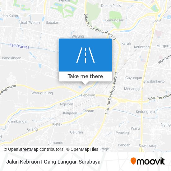 Jalan Kebraon I Gang Langgar map