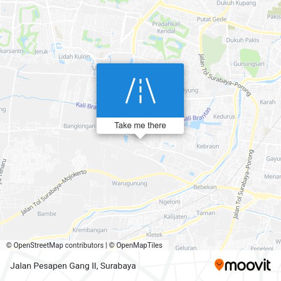 Jalan Pesapen Gang II map