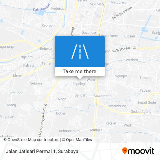 Jalan Jatisari Permai 1 map
