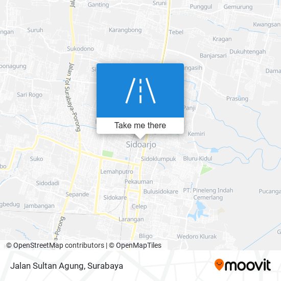 Jalan Sultan Agung map