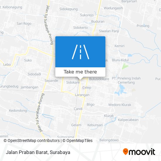 Jalan Praban Barat map