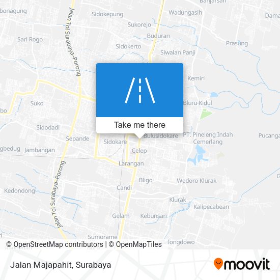 Jalan Majapahit map